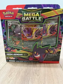 Pokemon Mega Battle Deck Mega Gengar EX 60 Cards Foil English Sealed Deck - Image 1
