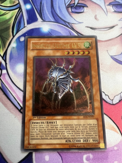 ULTIMATE INSECT LV5 ULTI 1ST FRENCH FET-EN007 FR007 LIGHT PLAY YUGIOH - Image 1