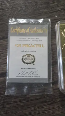 23k gold pokemon cards pikachu - Image 3