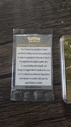 23k gold pokemon cards pikachu - Image 5