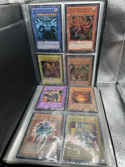 Two Yugi Binders Full Of Older Yugioh Cards One Authentic One Printed Cover - Image 2
