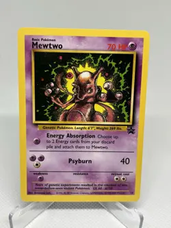 Mewtwo Black Star Promo Card #14 Pokemon Raw Card - Image 1