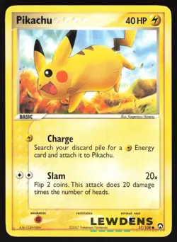 Pikachu - 57/108 - Common - EX Power Keepers - Pokemon Card - 2 - Image 1
