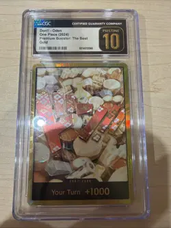 DON!! Card (Oden) (Gold) Premium Booster -The Best- Foil CGC Pristine 10 - Image 1