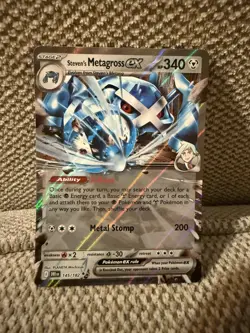 Stevens Metagross EX 145/182 Destined Rivals Pokemon TCG Card - Image 1