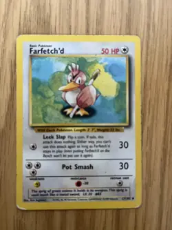 Farfetch’d 27/102 | Base Set | Non Holo Pokemon Card - Image 4