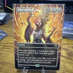 MTG Modern Horizons 3 Flare of Fortitude Borderless - Image 1