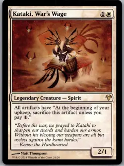 Kataki, War's Wage R Magic Modern Event Deck 24 NM Normal - Image 1