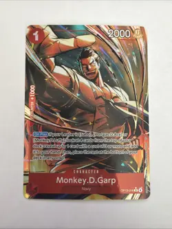 Monkey D Garp Alt Art OP13-016 Carrying on His Will - One Piece English - Image 1