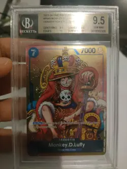 One Piece Promo 22-24 Monkey D. Luffy Foil Convention Exclusive English BGS 9.5 - Image 1