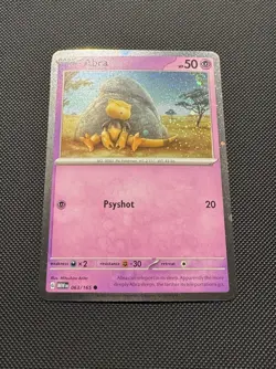 Pokemon TCG Abra 063/165 (Cosmos Holo) Sv: Scarlet & Violet Promo Card Near Mint - Image 2