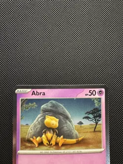 Pokemon TCG Abra 063/165 (Cosmos Holo) Sv: Scarlet & Violet Promo Card Near Mint - Image 3
