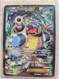 Pokemon TCG Blastoise EX Promo Holo Rare Card XY122 - Image 1