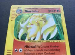 Pokemon Card Expedition Base Set : NINETALES 21/165 Holo Rare - EXCELLENT/NM - Image 2
