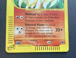 Pokemon Card Expedition Base Set : NINETALES 21/165 Holo Rare - EXCELLENT/NM - Image 4
