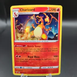 Charizard 25/185 Cracked Ice Holo Pokemon Card - Holo Rare Deck Exclusives - NM - Image 1
