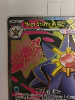 MEGA Starmie EX Perfect Order Pokemon Card Full Art ENGLISH - Image 2