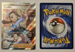 Candice 189/195 Full Art Silver Tempest Holo Pokemon TCG & Bonus Card - Image 1