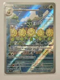 Sunflora 169/167 Full Art Twilight Masquerade Holo Pokemon TCG & Bonus Card - Image 2