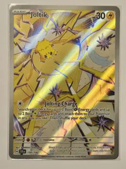 Joltik 150/142 Illustration Rare Stellar Crown Holo Pokemon TCG & Bonus Card - Image 2