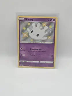 Milcery SHINY SV057/SV122 Shining Fates NM Holo Foil Rare Pokemon Card - Image 1