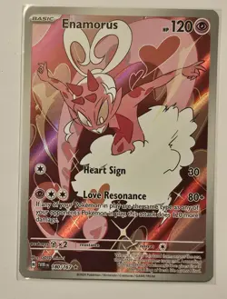 Enamorus 180/167 Full Art Twilight Masquerade Holo Pokemon TCG & Bonus Card - Image 2