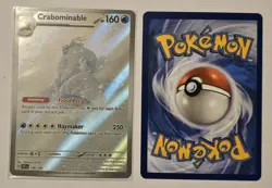 Crabominable 149/142 Full Art Stellar Crown Holo Pokemon TCG & Bonus Card - Image 1