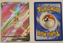 Gallade V 181/196 Full Art Lost Origin Holo Pokemon TCG & Bonus Card - Image 1