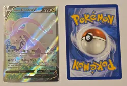 Hisuian Goodra V 187/196 Full Art Lost Origin Holo Pokemon TCG & Bonus Card - Image 1
