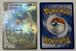 Gyarados ex 225/198 Ultra Rare Scarlet & Violet Base Pokemon TCG & Bonus Card - Image 1