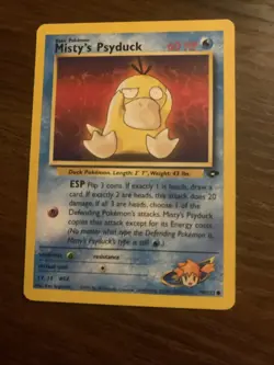 Pokemon TCG: Gym Challenge Misty's Psyduck (90/132) LP Card - Image 1