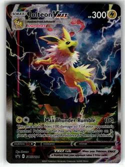 Jolteon VMAX - SWSH184 SWSH: Sword & Shield Promo Cards NM Pokemon Card TCG - Image 1