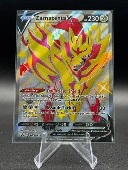 Zamazenta V (Shiny) SWSH293 SWSH: Sword & Shield Promo Cards Holo Pokemon TCG - Image 1