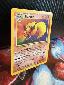 Vintage WOTC Flareon Holo 3/64 Jungle Pokemon Card LP Clean Holo 1999 - Image 4