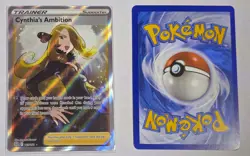 Cynthia's Ambition (Full Art) 169/172 Brilliant Stars Pokemon TCG & Bonus Card - Image 1
