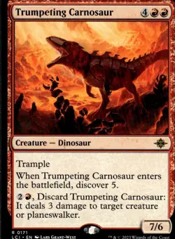 The Lost Caverns of Ixalan #171 Trumpeting Carnosaur - Image 1