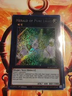 Yugioh! TCG Battles of Legend: Monstrous Revenge Herald Pure Light SR Lot Read - Image 1