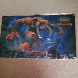 BRAND NEW AND SEALED WORLD OF WARCRAFT WOW CCG BATTLEGROUNDS TROLL PLAYMAT - Image 1
