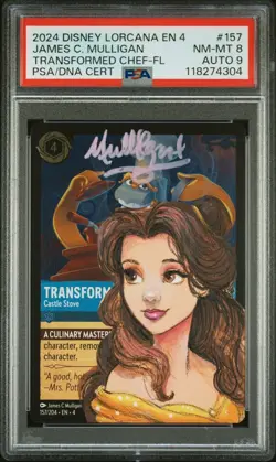 Lorcana Disney - Transformed Cheff - Artist Signed Sketch - PSA - Image 1