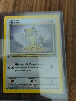 Two Vintage Pokemon Cards First Edition Meowth Rocket Set & A Spanish Jungle Set - Image 3