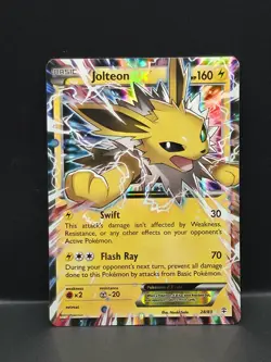 Pokemon Jolteon-EX Holo Rare TCG Card Generations 28/83 - Image 1