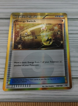 Energy Switch 109/108 Secret Rare Gold – XY Roaring Skies Pokemon Card NM - Image 1