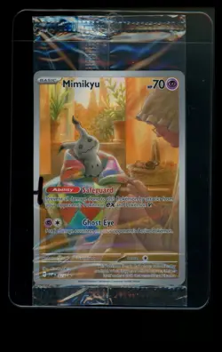 #4 Mimikyu 075 Black Star Promo 2024 SEALED IR Holo Pokemon Card TCG - Image 1