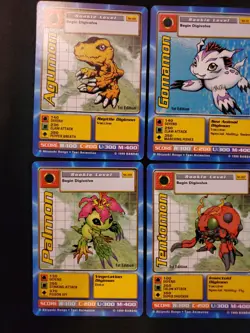 Digimon Cards 1999 Bandai Card Lot Rookie Level 1st Edition Collection See Pics - Image 2