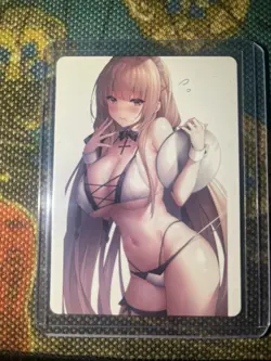 SEXY HEROINE WAIFU Swiftsure AZUR LANE ACG PREMIUM HOLOFOIL CARD NM - Image 2