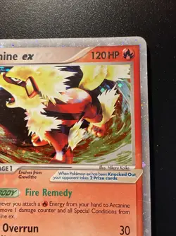Pokemon Card-Arcanine Ex-83/92-ENG-Ex Hidden Legends -Holo-LP - Image 3