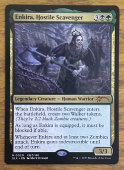 MTG Secret Lair, Enkira, Hostile Scavenger 0020 - Image 1