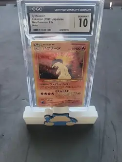 CGC 10 GEM MINT Typhlosion Neo Premium File Japanese 157 Holo Pokemon Card - Image 3
