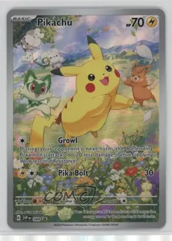 Pikachu (Paldea Adventure Chest) Holo Pokemon Scarlet & Violet Black Star Promo - Image 1