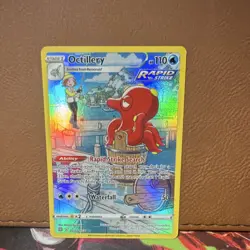 Pokemon Octillery TG03/TG30 Brilliant Stars Ultra Rare Holo Rapid Strike - Image 1